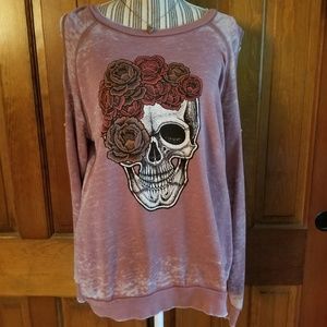 Cold shoulder sweatshirt